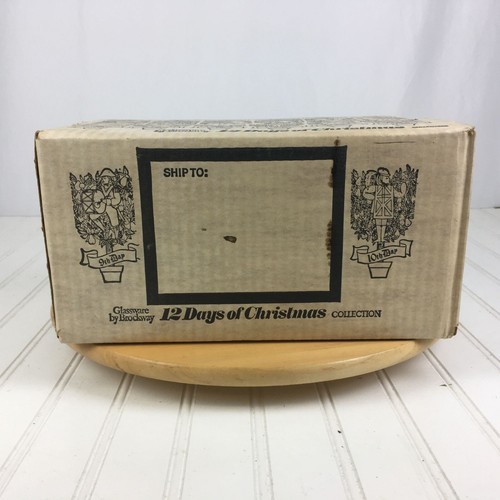 Vintage Brockway Glassware Twelve Days Of Christmas Drinking Glasses *READ* - Picture 5 of 22