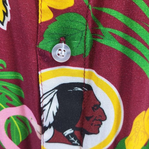 Washington Comanders Football Team Redskins Hawaii Button Down Hemd 3XL - Bild 10 von 17