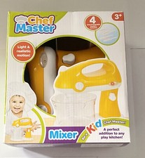 Kid Chef Master- Battery operated Mixer Light  Motion Pretend Play New
