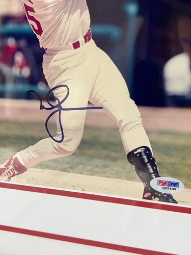 Foto autografiada 8x10 firmada por Mark McGwire enmarcada PSA autenticada - Imagen 3 de 3