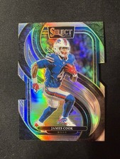 James Cook 2024 Panini Select #167 Silver Prizm Die Cut Buffalo Bills