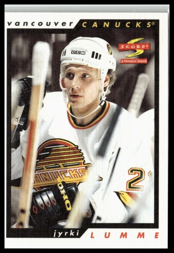 1996 Score Jyrki Lumme #22 card