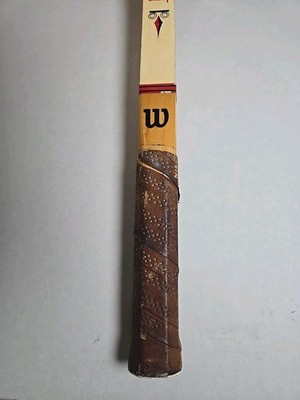 VINTAGE WILSON JIMMY CONNORS CHAMP TENNIS RACKET – WOOD – 1970S