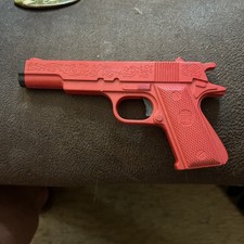 Vintage The Ohio Art Co. Red Cowboy Toy Dart Gun Untested As Is