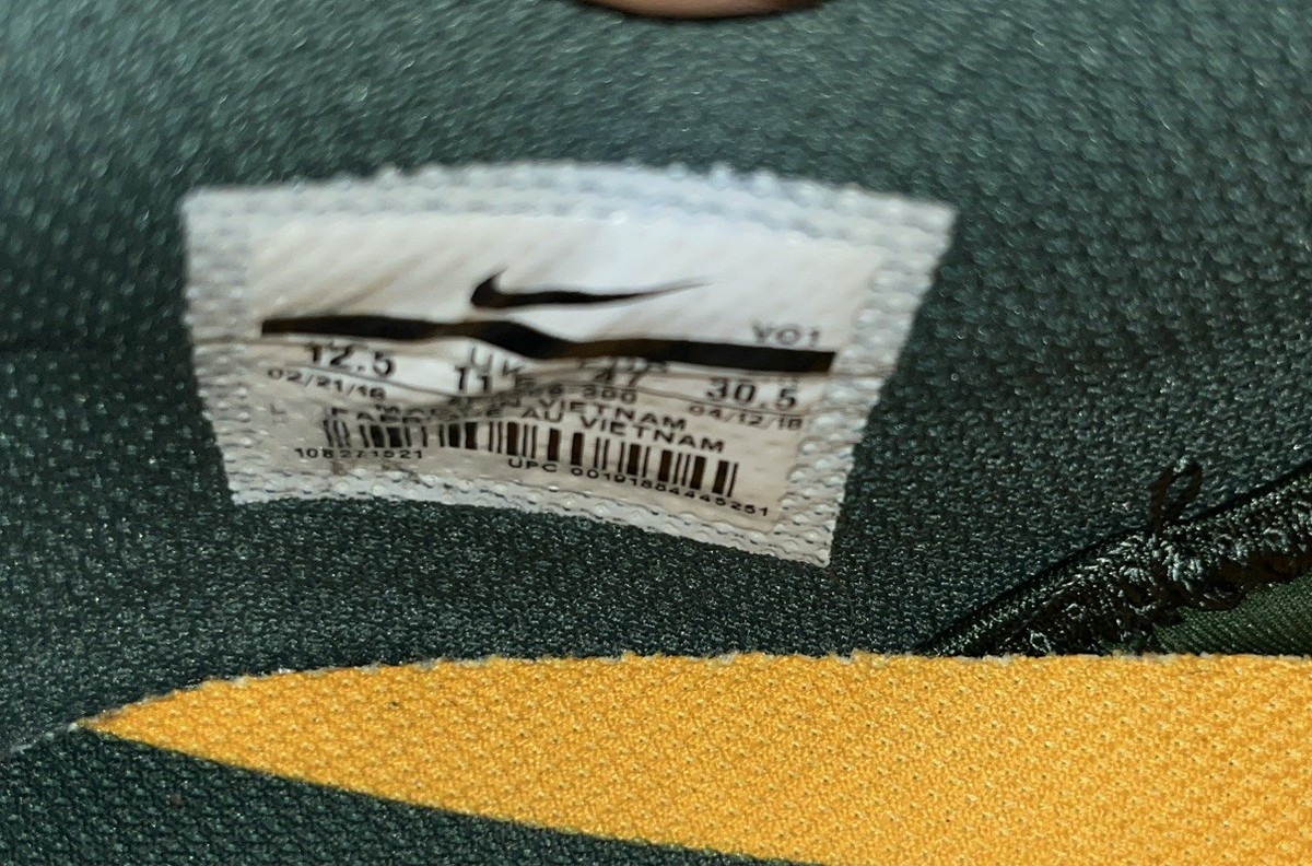Nike - Green Bay Packer Flywire Men’s‎ 12.5 Worn Once AR0509-300 Nike Air Max Typha 2 NFL Green Bay | eBay main image 4