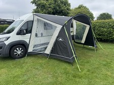 SunnCamp Swift Sun Canopy 390 Open Fronted Porch Caravan Awning Used