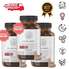 Happy Mammoth Hormone Harmony Natural Hormonal Support for Women 72 Capsules