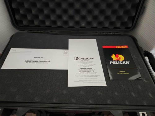 Pelican 1510 Watertight Carry On Hard Case with Foam Insert Wheels - Black - Picture 12 of 12
