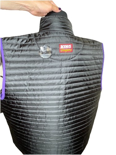 Colorado Rockies MLB Baseball Black Sleeveless Puffer Vest Adult Mens Large SGA - Picture 2 of 2