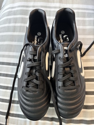 Sandico Football Boots Trainers Black Size 7 1/2 New In Box School PE Sports