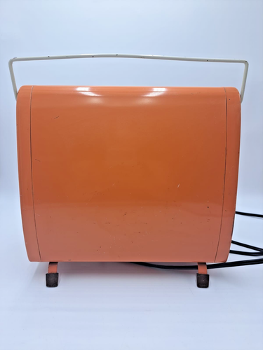 Vintage Orange General Electric Space Heater 1500W Fan Heat FH1K Beautiful Cond - Foto 4 di 9