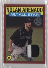 2021 Topps 1986 All-Star Baseball Relics Red 23/25 Nolan Arenado #86ASRNA 2s2