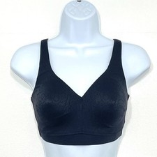 NWT Wacoal Women's 36D Inside Job Wireless Full-Coverage Bra 852345 Black