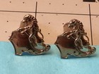 HICKOK CUFFLINKS STANDING HORSE ON BOOT GOLDTONE — photo 1