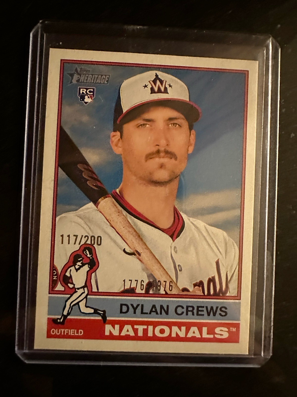 2025 Topps Heritage - Dylan Crews #247 Bicentennial /200 (RC)