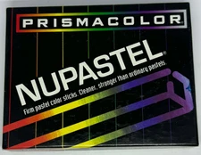 Vintage Prismacolor Nupastel Firm Pastel Color Sticks 12 Piece Set - as is