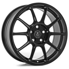 Alloy Wheels 17" Axe EX46 Black Gloss For Smart Forfour [Mk1] 04-06