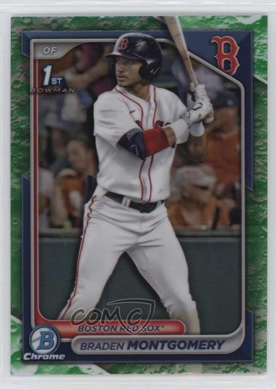 2024 Bowman Draft Chrome Lunar Glow Refractor Braden Montgomery #BDC-58 14lm