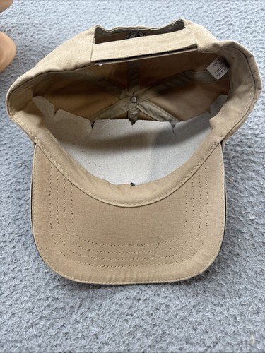 Scent Blocker Beige Hunting Hat Cap with Shield Emblem Strapback OSFM NEW - Picture 6 of 8
