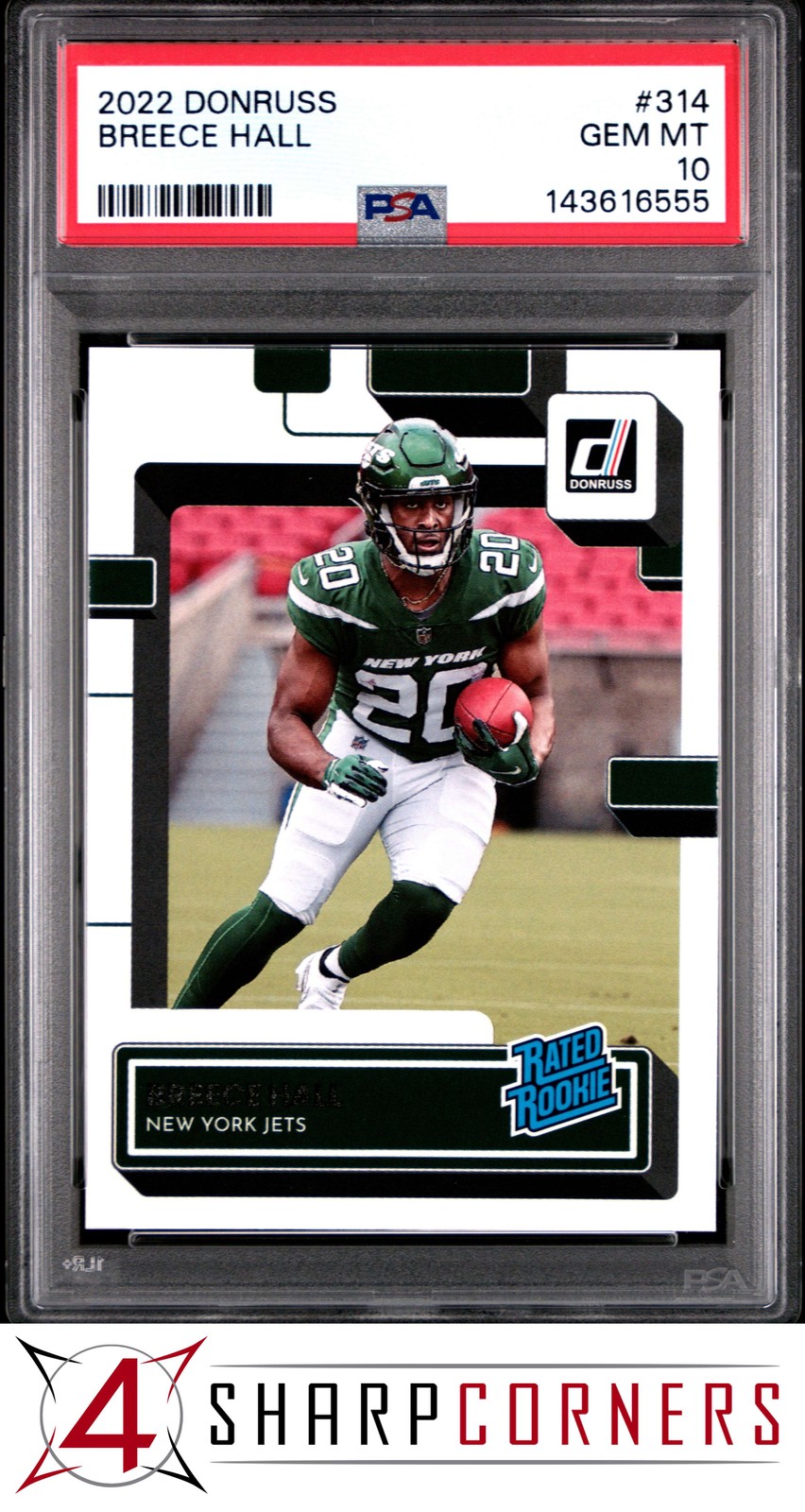Breece Hall Panini Donruss #314 Base