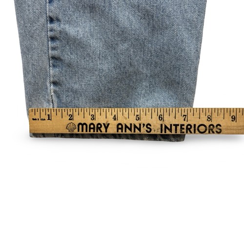 Vintage Levi’s 505 Jeans 32x30 Blue USA Made Straight Leg Light Wash Red Tab 90s - Picture 6 of 14