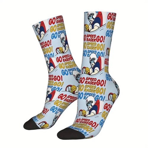 Go Speed Racer Socken aus Iconic Cartoon Show Unisex, One Size, Qualität und selten