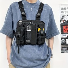 Chest Rig Bag Hip Hop Streetwear Bag Unisex Functional Chest Pack Adjus