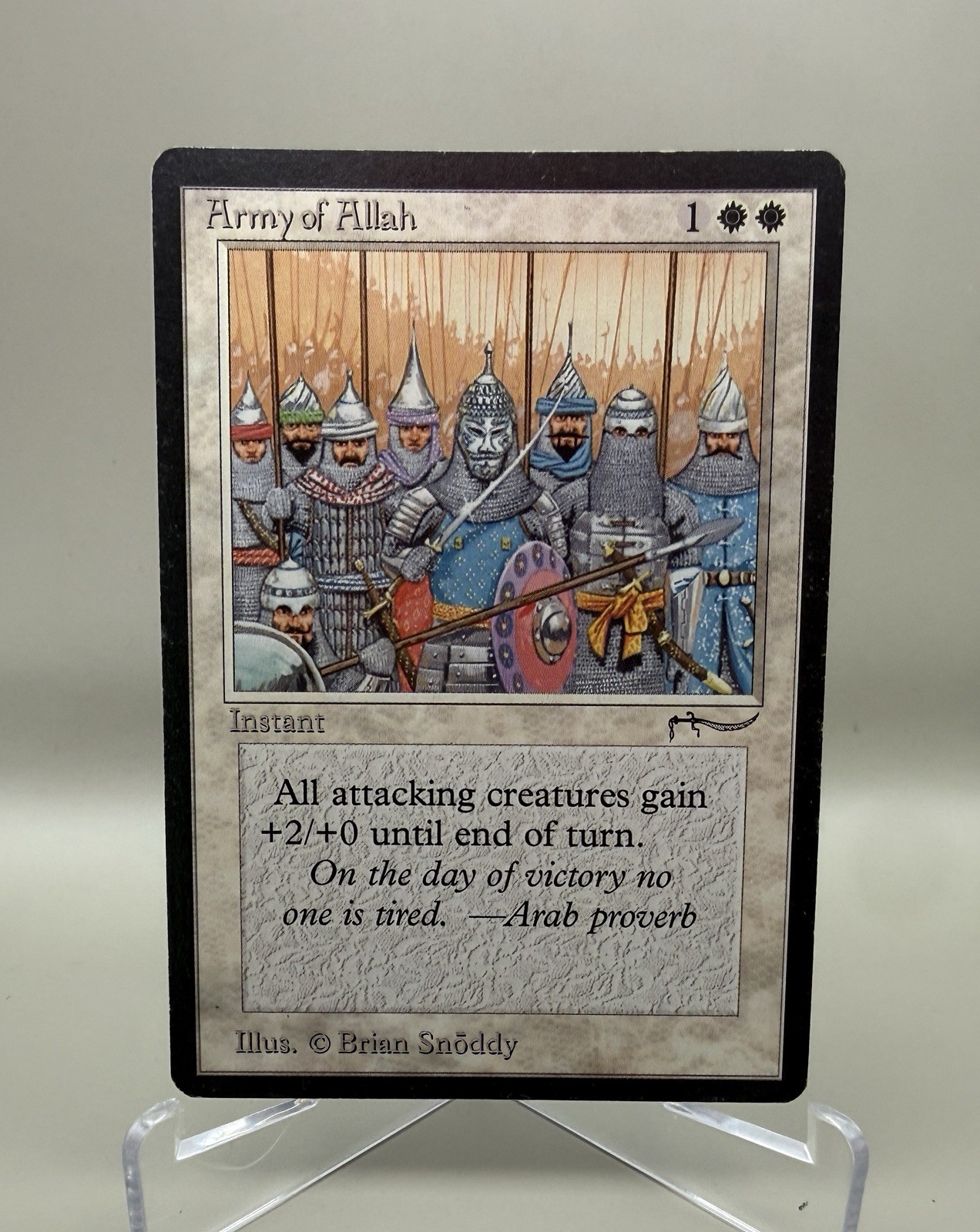 Magic The Gathering MTG ARMY OF ALLAH (Light Version) Arabian Nights!
