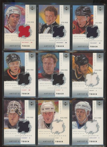 2002-03 UD Artistic Impressions Artist's Touch Jerseys Lot Of 14 Cards XXX/499 - Bild 1 von 4