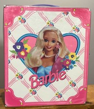 Barbie Doll Storage and Travel Case in Pink by Mattel Vintage No 12010