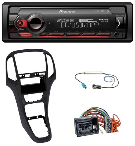 Pioneer MP3 USB DAB Bluetooth Autoradio für Opel Astra J ab 2009 Perl schwarz - Bild 1 von 7