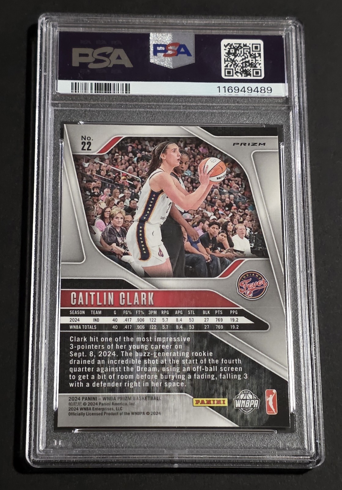 🔥🔥 2024 PANINI PRIZM CAITLIN CLARK RC ORANGE ICE PRIZM GEM MINT PSA 10 🔥🔥 view 2