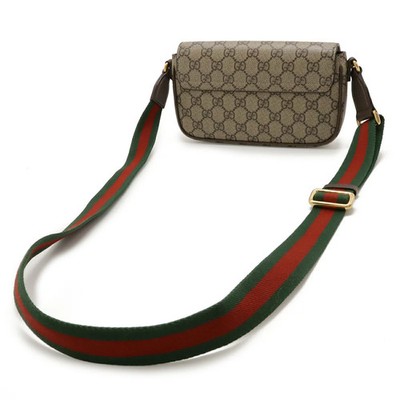 GUCCI Ophidia Mini Bag GG Supreme Sherry Line Shoulder Bag
