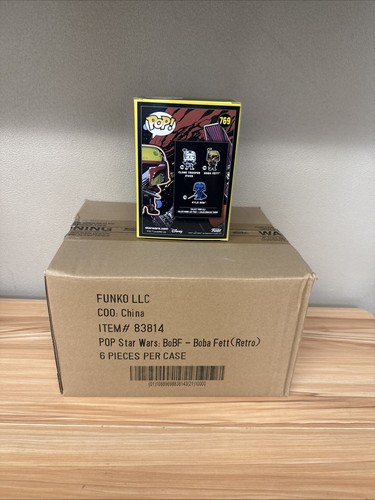 Funko Pop! Vinyl: Star Wars - Boba Fett (Retro) #769 Sealed Case Set Of 6 - Picture 5 of 6