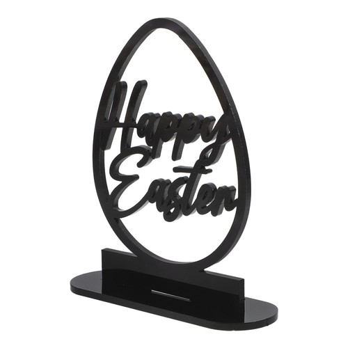 Letrero de mesa de feliz Pascua centro de mesa acrílico letrero de mesa fiesta de Pascua - Imagen 4 de 12