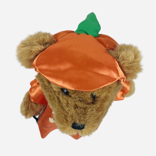 RARO Oso de Peluche Calabaza Dan Dee Halloween Truco o Trato Peluche Cuerpo Duro - Imagen 6 de 18