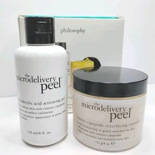 Philosophy The Microdelivery Peel Resurface System 2 oz EACH  AUTHENTIC BOXED! 