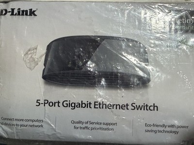D-Link DES-1005E 5-Port Desktop Switch 10/100 MDI/MDI-X 200Mbps Full Duplex NEW