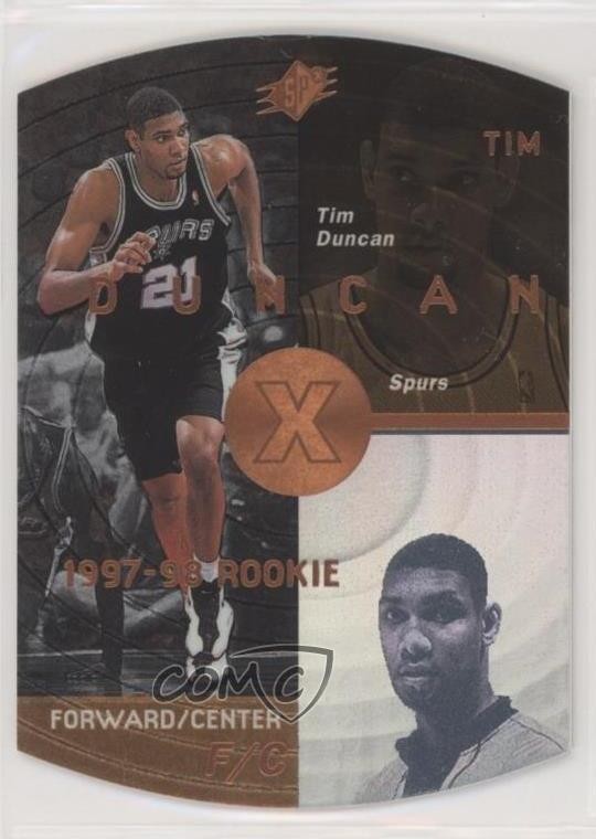 1997-98 SPx Bronze Tim Duncan #37 HOF n1u
