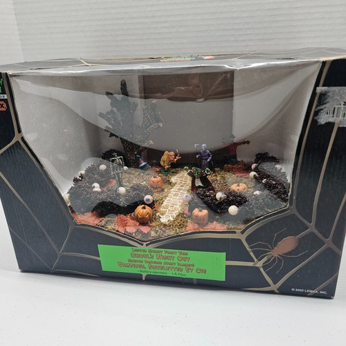Lemax SPOOKY TOWN GHOULS NIGHT OUT Lighted Yard - 34889 Retired 2003 - WORKS! - Bild 22 von 22