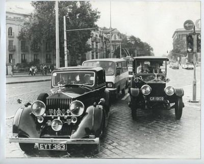 Rolls Royce Ghosts EYT 363 GR 1909 Budapest Ungarn 1981 Pressefoto