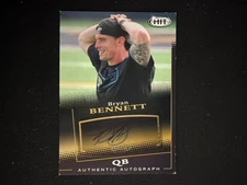 Bryan Bennett 2015 Sage Hit Autograph Auto Rookie RC Southeastern Louisiana D7