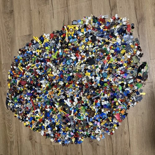 Huge Lego Mini Figure Lot Star Wars, Ninjago, DC, Marvel and more! 10lbs