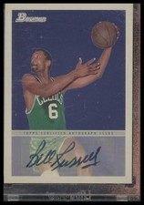 2009-10 Bowman 48 #48A-BR Bill Russell Autographs