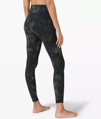 Lululemon Align HR Pant 25 Nulu Diamond Dye Graphite Gray Bronze Green Blue 10
