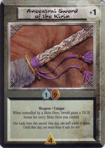 Ancestral Sword of the Kirin - Shadow of the Tyrant - Legend of the Burning - Imagen 1 de 6