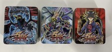 Yu-Gi-Oh! 5D's Lot of 3 Empty Collector's Tins - No Cards - Good Condition