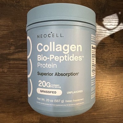 Collagen Bio-Peptides Protein | 20 Oz | Unflavored | by NeoCell Exp 09/2030