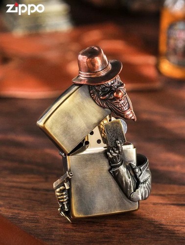 New Zippo oil Lighter with box - Picture 2 of 8