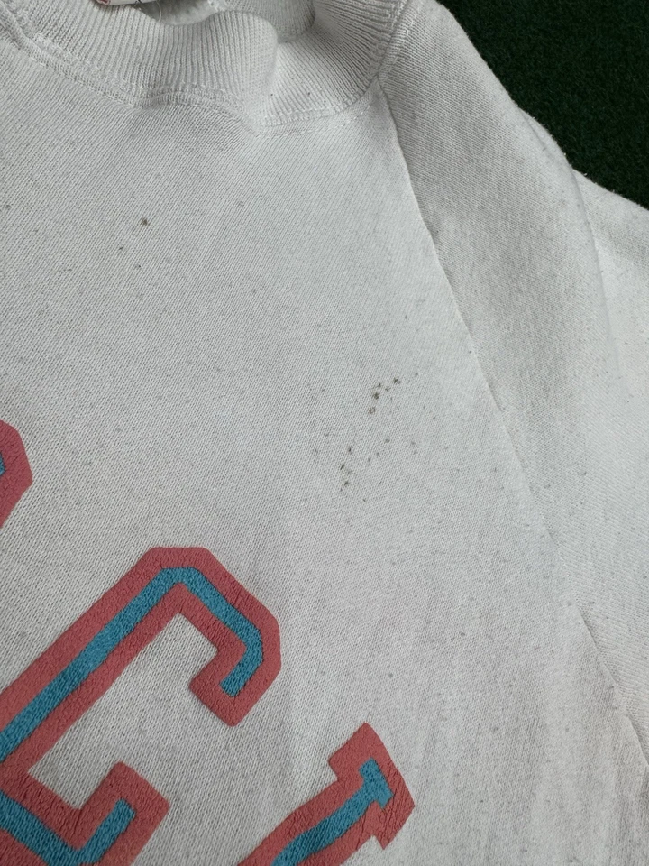 Винтажный свитшот 90-х Gucci University «Boot» взрослый размер XL хип-хоп с круглым вырезом - Изображение 4 из 4